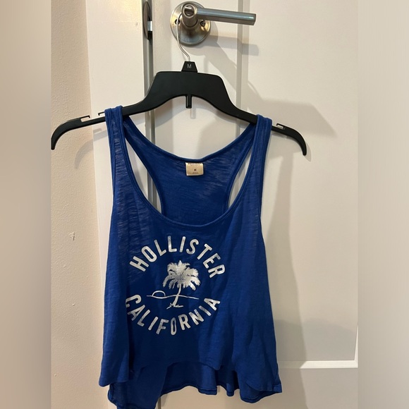Hollister Royal Blue Tanktop with Logo - Picture 1 of 3